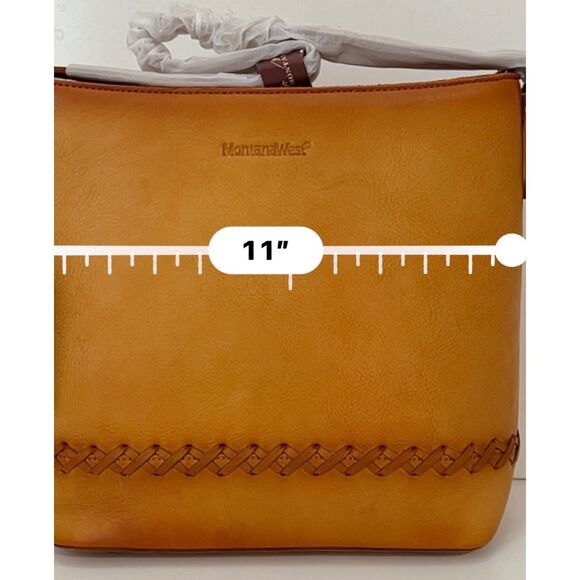 NWT Montana West Concealed Carry leather hobo bag - Picture 8 of 11